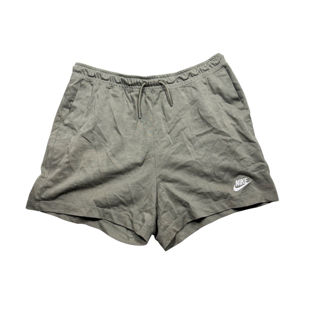 Nike Sportswear Women Jersey Shorts Olive Green DQ3350-320 Medium
